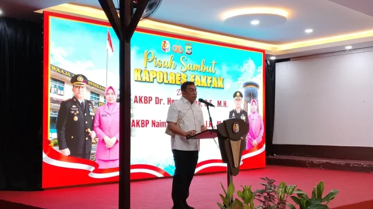 AKBP Hendriyana Pamit, AKBP Naim Ishak Siap Pimpin Polres Fakfak