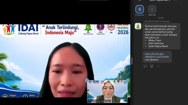 IDAI Papua Barat Edukasi Orang Tua Sambut Hari Anak