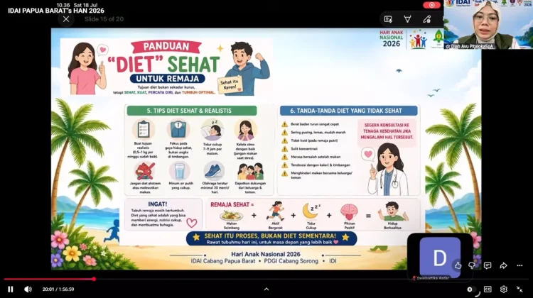 IDAI Soroti Bahaya Diet Viral Bagi Kesehatan Anak Remaja
