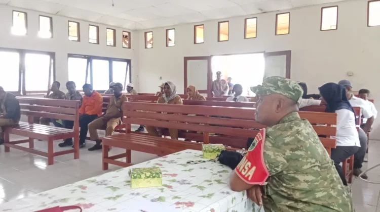Koramil Fakfak Barat Dukung Pembentukan Panitia HUT Kemerdekaan RI Ke-81