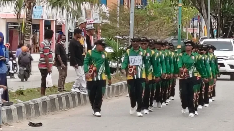 Gerak Jalan Indah, Disbun Fakfak Gaungkan Pala Unggul dan GERTAK