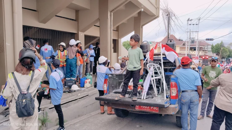 BLK Fakfak Tampilkan Program Pelatihan dalam Karnaval Kemerdekaan RI ke 81