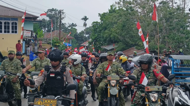 Semarak HUT RI, BMP Fakfak Gelar Pawai dan Napak Tilas