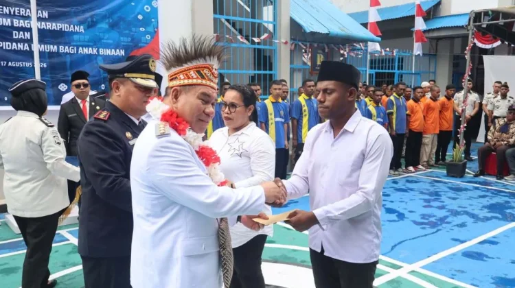 Dandim Fakfak Hadiri Pemberian Remisi Warga Binaan HUT Kemerdekaan