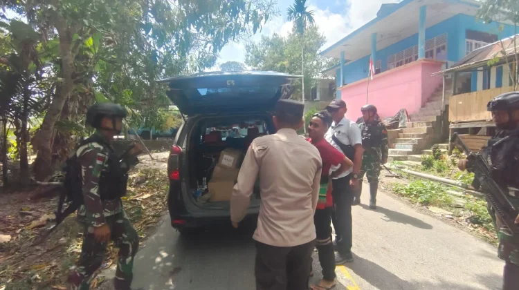 , Sinergi TNI-Polri Hadir Jaga Kamtibmas di Kramamongga, jelang HUT RI ke-81