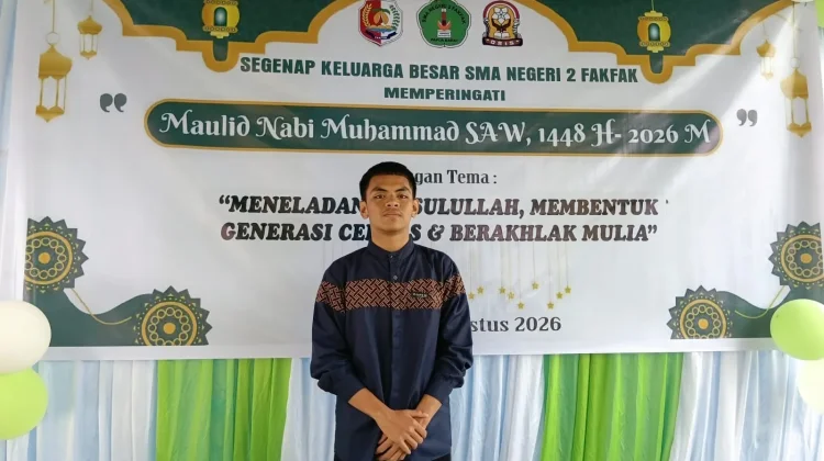 Siswa SMA Negeri 2 Fakfak Ajak Teladani Akhlak Rasulullah