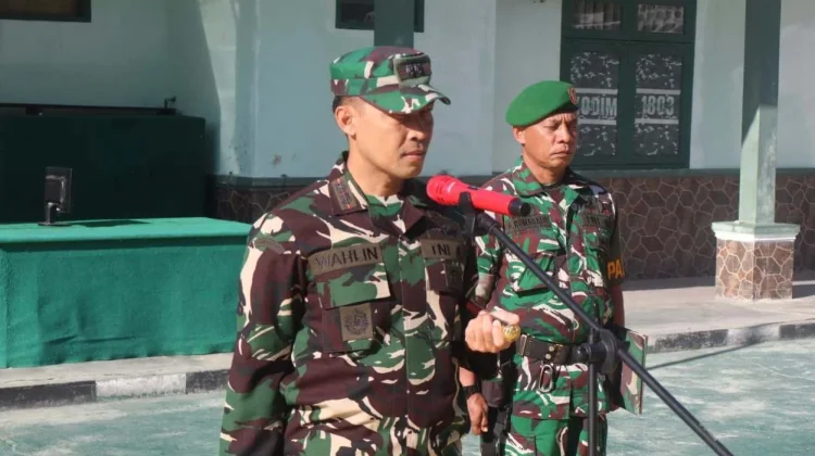 Dandim Fakfak Tekankan Disiplin dan Profesionalisme Kepada Seluruh Prajurit