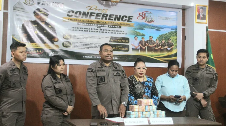 Kejari Fakfak Pulihkan Rp1,1 Miliar, Keuangan Negara Kembali Diselamatkan