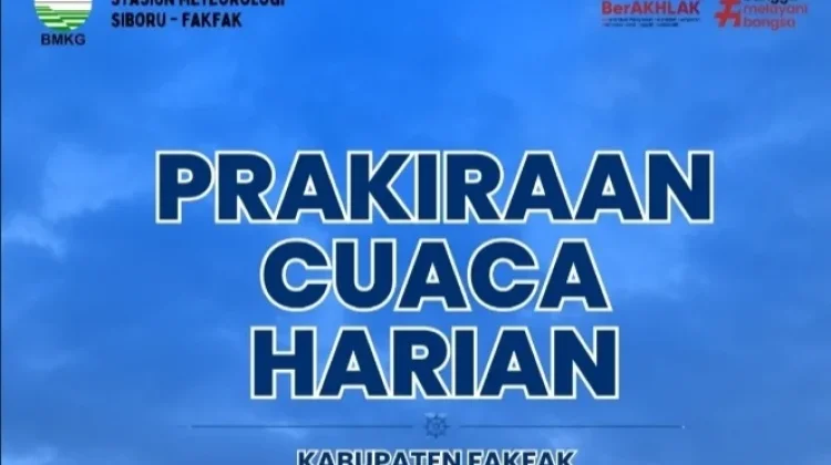 BMKG Keluarkan Peringatan Angin Kencang di Perairan Fakfak