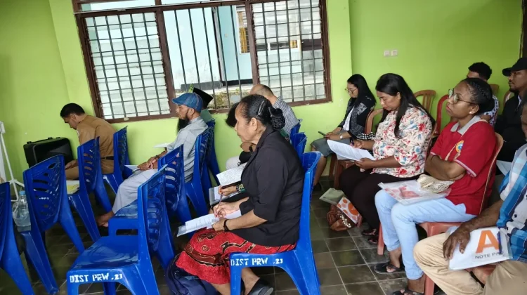 Peserta Apresiasi Sosialisasi Kerukunan Umat Beragama di Distrik Pariwari