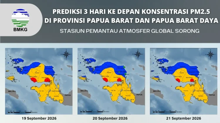 Kualitas Udara Fakfak Diprediksi Tidak Sehat hingga 21 September