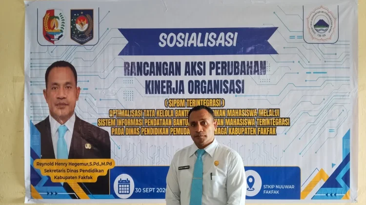 Dikpora Fakfak Siapkan Sistem Digital Kelola Bantuan Pendidikan 1.500 Mahasiswa
