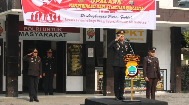 Akbp Naim Ishak Pimpinan Upacara Hari Kesaktian Pancasila