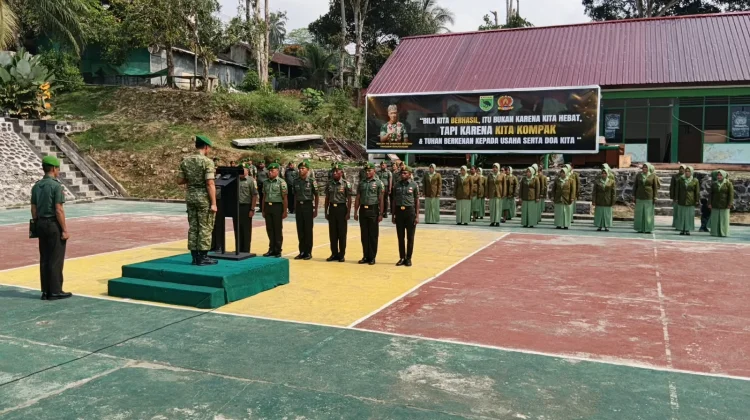 Kenaikan Pangkat dan Purna Tugas Warnai Korps Raport Kodim 1803/Fakfak