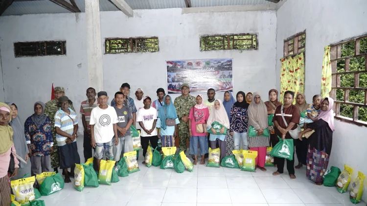 Bakti Sosial HUT ke-81 TNI, Korem 182/JO Berbagi Kepedulian