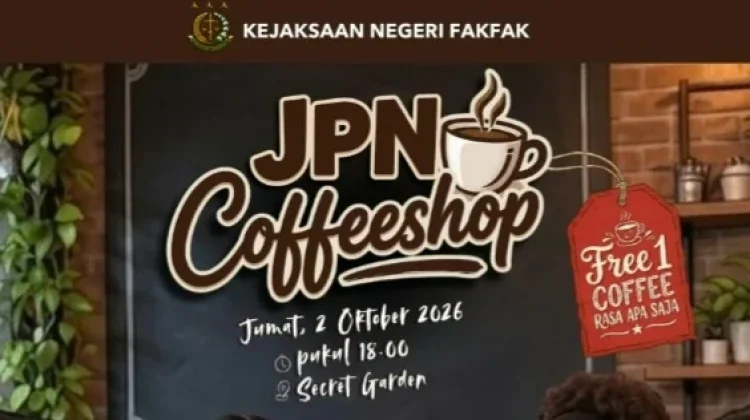 JPN Coffeeshop Kejari Fakfak, Cara Santai Masyarakat Kenali Persoalan Hukum