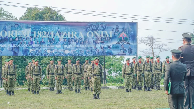 Danrem 182 JO Pimpin Upacara Hari Kesaktian Pancasila Tahun 2026