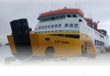 KMP Kalabia Sandar Aman di Dermaga Fakfak