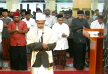 Tarawih Malam-14 Masjid Agung Fakfak Berjalan Aman Lancar