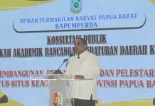 DPR Papua Barat Susun Raperdasus Perlindungan Situs Keagamaan