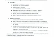 Disnaker Fakfak Umumkan Lowongan Account Manager Telkom