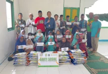Berkah Ramadhan, Bantuan Sembako Hadir untuk Warga Kampung Kiat