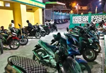 Area Parkir Masjid Agung Fakfak Kondusif saat Tarawih