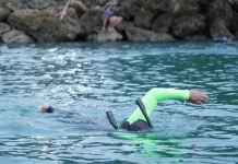 Danrem 182 JO Ikuti Uji Renang Militer