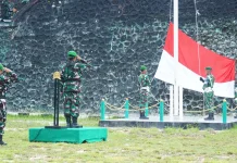 Upacara Bendera Korem 182 Perkuat Disiplin Prajurit