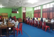 Siswa MTs Fakfak Ikuti Tes Kemampuan Akademik