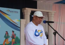 Bupati Samaun Dahlan Apresiasi Fun Walk HUT ke-60 Bank Papua