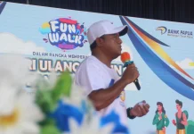 UMKM Ramaikan Fun Walk HUT ke-60 Bank Papua di Fakfak