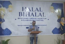 Halal Bihalal Unsur Maritim Fakfak Perkuat Silaturahmi dan Sinergi