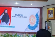 Kepala MAN Fakfak Sampaikan Pesan Khataman dan Pelepasan Siswa