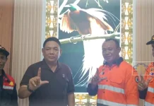 Kunjungan Distrik Navigasi Sorong Tinjau SBNP Pelabuhan Fakfak
