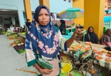 Kepiting Kokas Segar Ramaikan Pasar Rakyat Thumburuni Fakfak