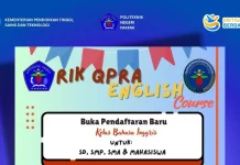 RIK QPRA English Course Telah Dibuka di Polinef