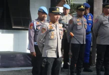 Polres Fakfak Gelar TFG Pengamanan Aksi Damai Penolakan PT. Pabar Wana Perkasa