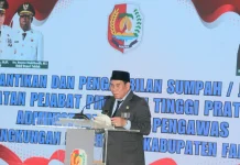 Pelantikan Pejabat, Bupati Samaun Dahlan Minta ASN Tinggalkan Zona Nyaman