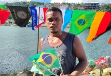 Fanatisme Brazil Warnai Suasana Kota Fakfak Menjelang Piala Dunia