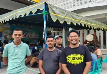 Pengurus Masjid Agung Apresiasi Petugas Idul Adha