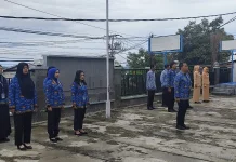 Angkasawan RRI Fakfak Khidmat Ikuti Upacara Pancasila