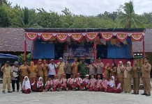 Bangun Generasi Berprestasi, Babinsa Koramil Karas Motivasi Siswa SD Negeri Karas