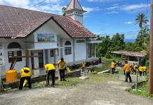 Polres Fakfak Lakukan Bhakti Religi jelang HUT Bhayangkara ke 80