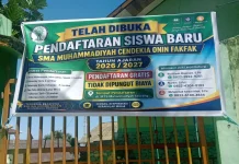 Pendirian SMA Muhammadiyah Fakfak Dukung Program Pemerintah Bidang Pendidikan