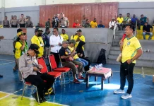 Dandim Fakfak Hadiri Nobar Brazil Bersama Ratusan Pendukung Setia