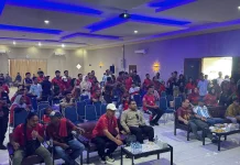 Bupati Fakfak Nobar Portugal Lolos Babak Enam Belas Besar Piala Dunia