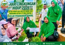 Hari Lingkungan Hidup, Persit Kodim/1803 Ajak Masyarakat Peduli Kelestarian Alam