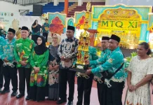 Sembilan Emas Antar Fakfak Menjadi Juara Umum MTQ Papua Barat Kesebelas
