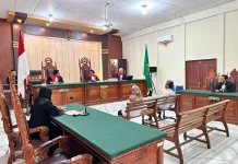 Majelis Hakim Vonis Dua Terdakwa Korupsi Dana ADiK di Fakfak